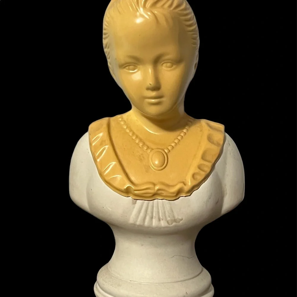 Vintage 18th Century Ladies Head Figurine empty plastic bubble bath - Picture 6 of 6